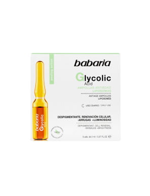 AMPOLLAS BABARIA ACIDO GLYCOLIC  PACK-5 X 2 ML.