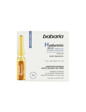 AMPOLLAS BABARIA ACIDO HYALURONIC PACK-5 X 2 ML.