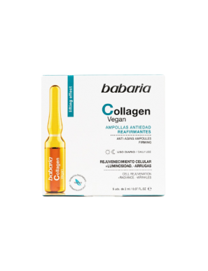 AMPOLLAS BABARIA COLLAGEN VEGAN  PACK-5 X 2 ML.