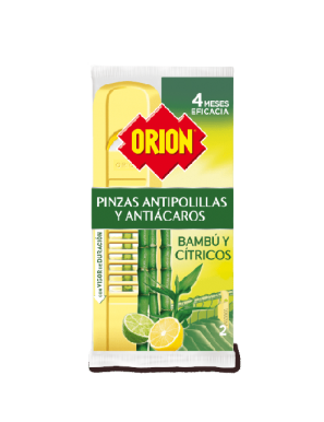 ANTIPOLILLAS ORION PINZA LIMÓN-BAMBU PROTECT P/2UD