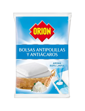 ANTIPOLILLAS ORION BOLSA ROPA LIMPIA B/20 UD