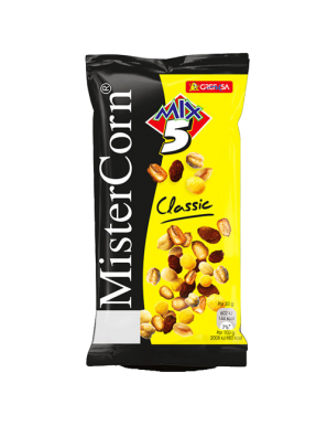 APERITIVOS MISTERCORN 5 MIX CLASSIC B/115 GR 1,3€