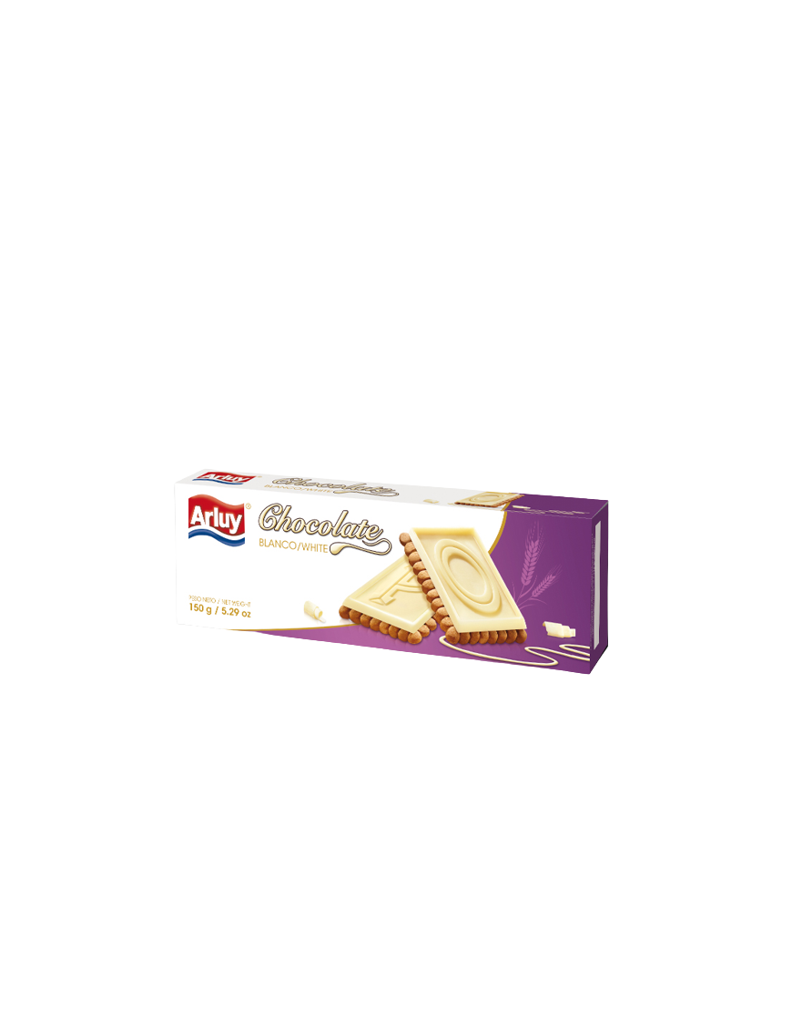 ARLUY GALLETAS CON CHOCO BLANCO P/150 GR