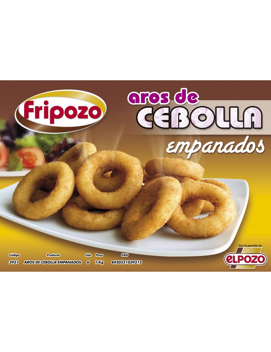 AROS DE CEBOLLA EMPANADO  C/3931 FRIPOZO B/1.KG