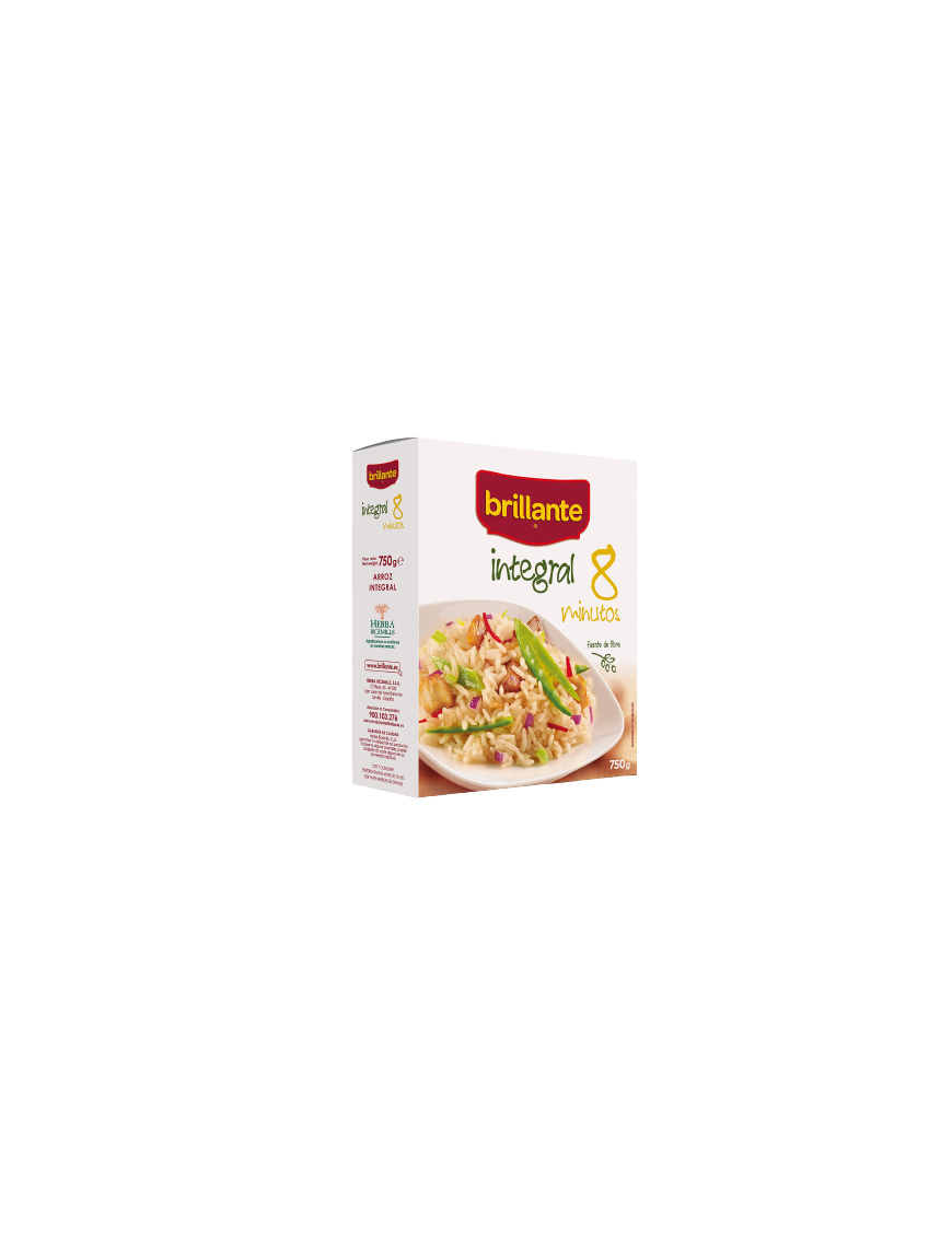 ARROZ BRILLANTE INTEGRAL (8MIN) PAQ.750 GR.