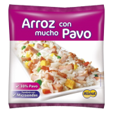 ARROZ CON PAVO ALINUT C/7120 BOLSA 240.GR.