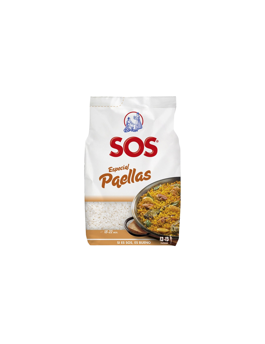 ARROZ SOS ESPECIAL PAELLAS  B/ 1.KG.