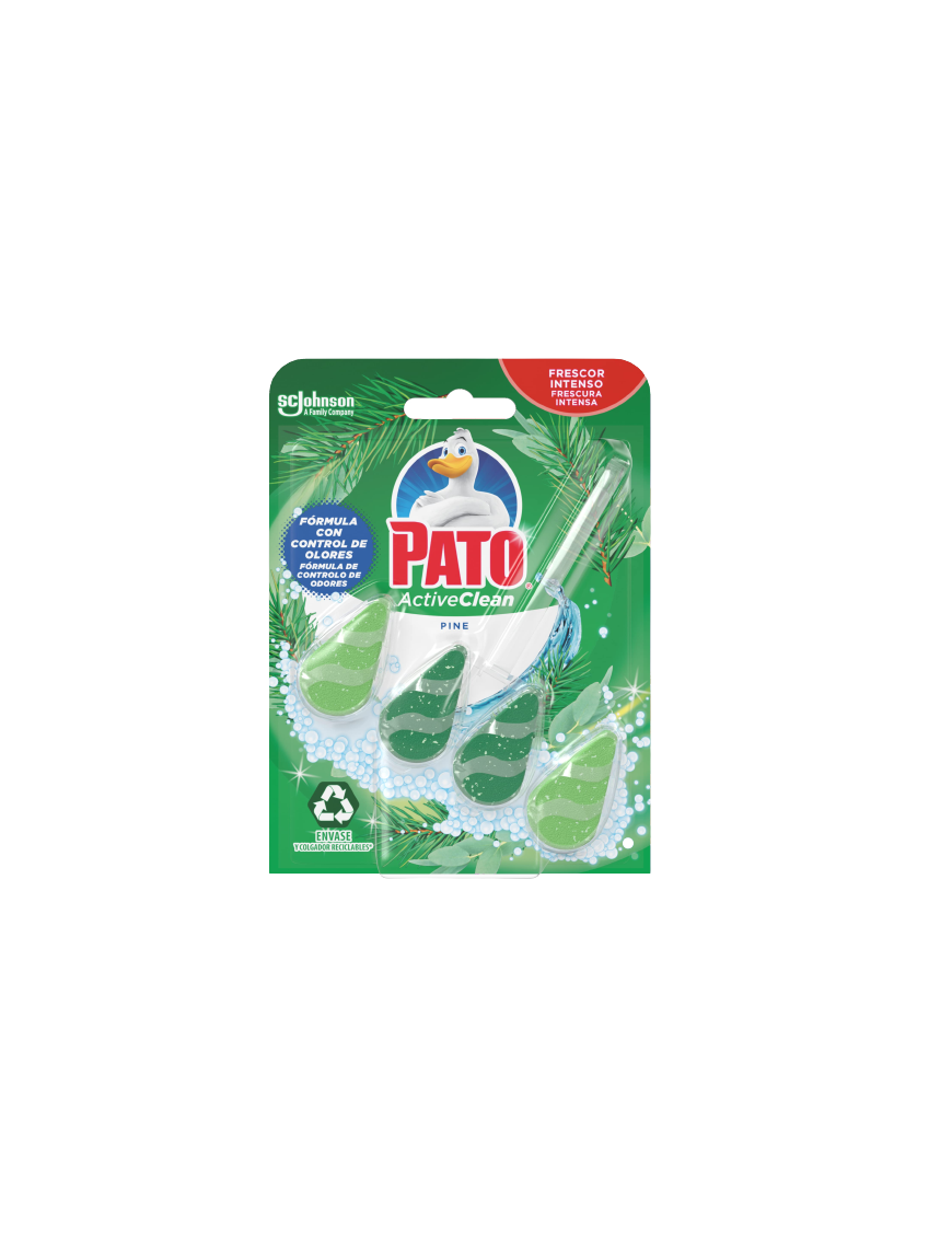 LIMPIADOR WC PATO ACTIVE AGUA PINO  P/2X38,6GR