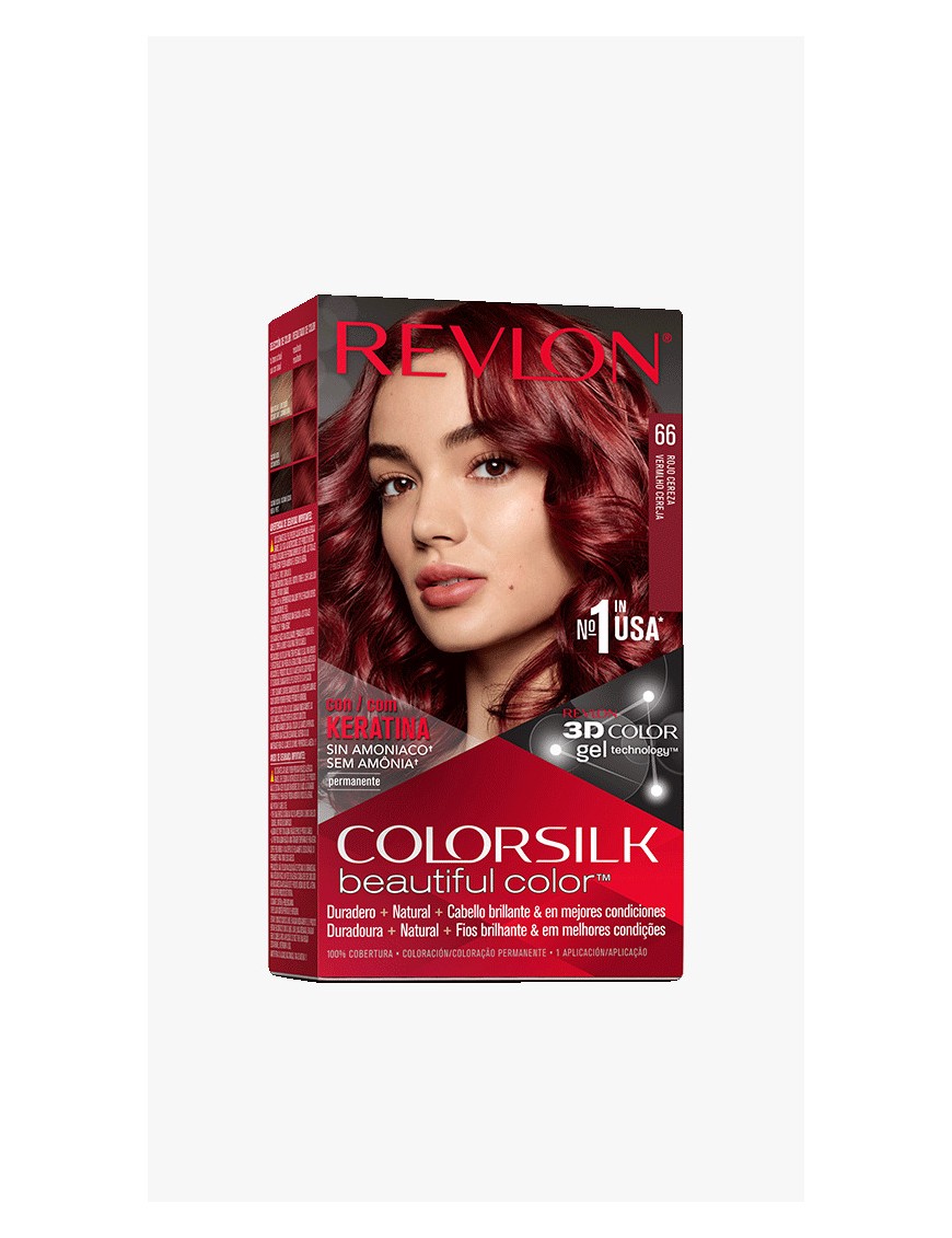 TINTE PELO RVL COLORSILK Nº66 ROJO CEREZA UD