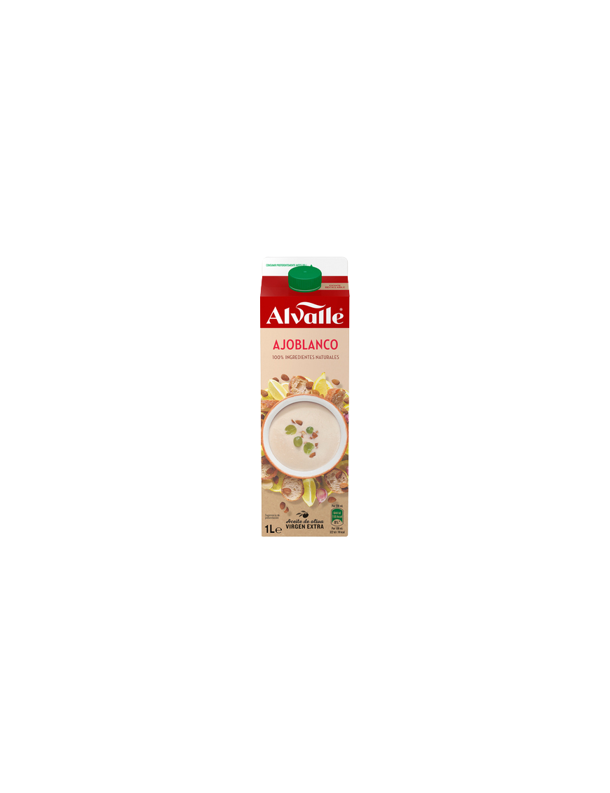 GAZPACHO ALVALLE AJO BLANCO ALMENDRAS BRICK-1L