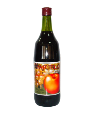 MOSTO PAJUELO TINTO UVA+MANZANA S/ALCOHOL B/1L