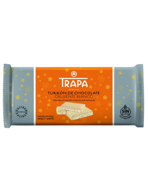 TURRON TRAPA CHOCOLATE BLANCO CRUJIENTE T/140GR