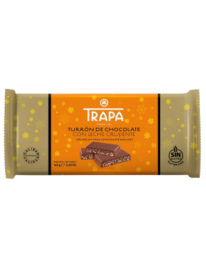 TURRON TRAPA CHOCOLATE LECHE CRUJIENTE T/150GR