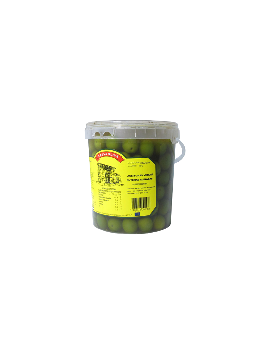 ACEITUNAS ALIÑADAS VERDES HURDES G/ 650GR