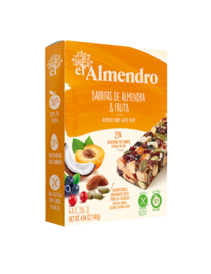 CEREALES BARRITA EL ALMENDRO ALMENDRA&FRUTA P/4 UD