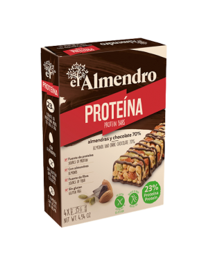 CEREALES BARRITA EL ALMENDRO PROTEINA CHOCO P/4 UD