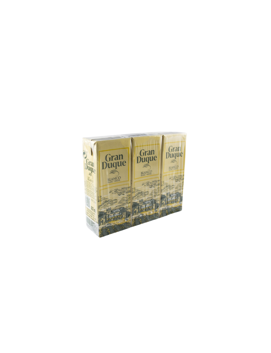 VINO BRICK  GRAN DUQUE BLANCO PACK 3X187ML