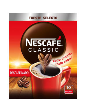 DESCAFEINADO NESCAFE ESTUCHE 10 SOBRES