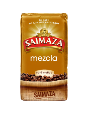 CAFE SAIMAZA MOLIDO MEZCLA 50/50 PAQ.250 GR