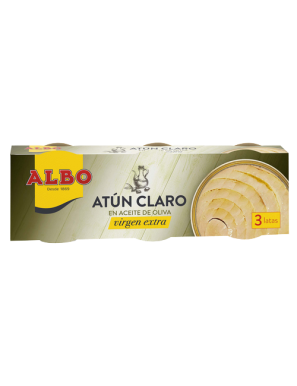 ATUN ALBO CLARO A/OLIVA 92 GR PACK-3 UD (BARCA)