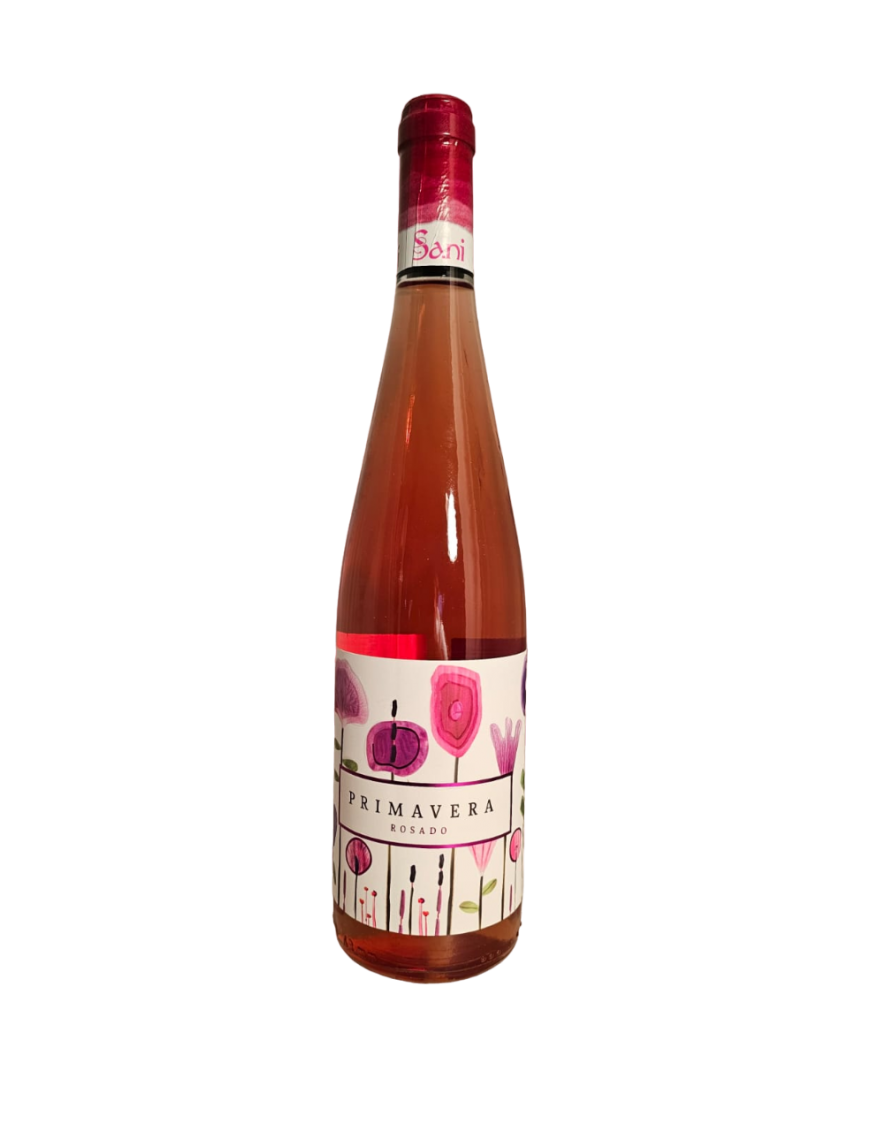 VINO PRIMAVERA ROSADO BOTELLA 75 CL.