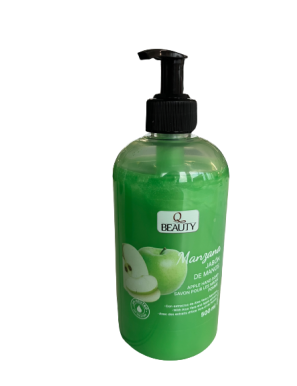 JABON MANOS LIQUIDO Q BEAUTY MANZANA DF/500 ML