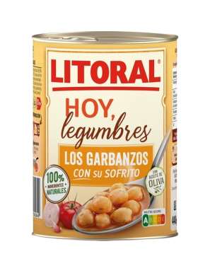 GARBANZO LITORAL C/SOFRITO (HOY LEGUMBR) L/430G