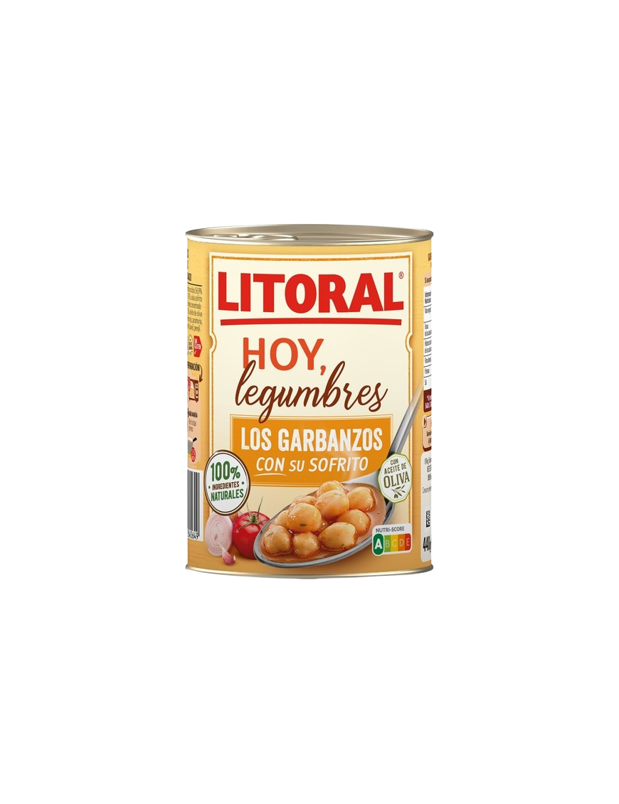 GARBANZO LITORAL C/SOFRITO (HOY LEGUMBR) L/430G