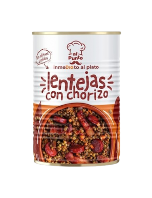 LENTEJA  CON CHORIZO PROVE LATA 415 GR