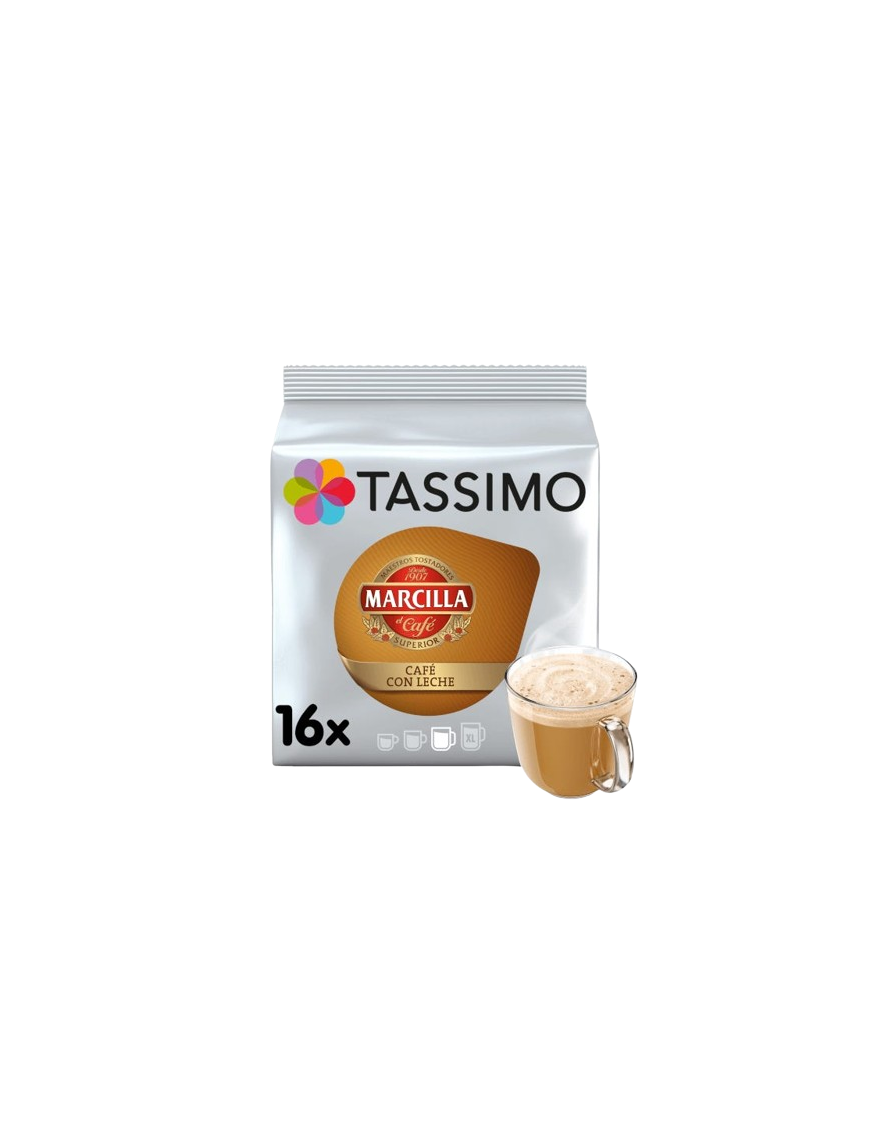 TASSIMO MARCILLA CAFE C/LECHE 16 CAPX11,5G B/184GR