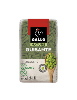 MACARRONES GALLO NATURE GUISANTE B/250 GR