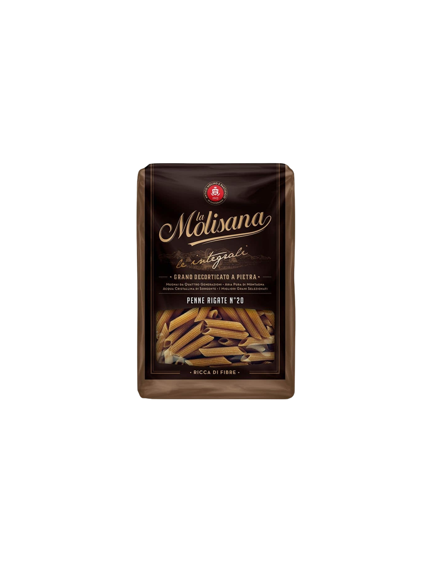 MACARRONES INTEGRAL PENNE RIGATE MOLISANA B/500GR