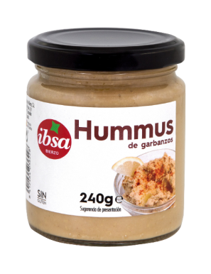 HUMMUS CREMA DE GARBANZOS IBSA T/C 240GR