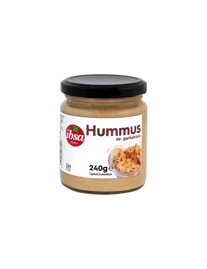 HUMMUS CREMA DE GARBANZOS IBSA T/C 240GR