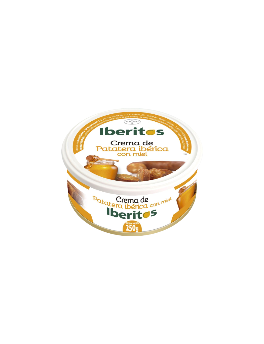 PATE CREMA IBERITOS PATATERA C/MIEL  L/250 GR