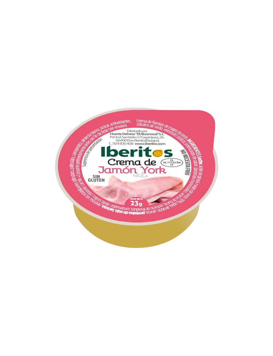 PATE CREMA IBERITOS YORK  23GR PACK-5 UD