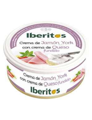 PATE CREMA IBERITOS YORK C/QUESO  L/250 GR