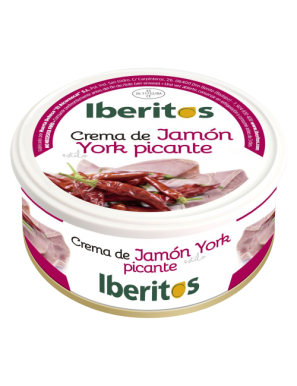 PATE CREMA IBERITOS YORK PICANTE L/250 GR