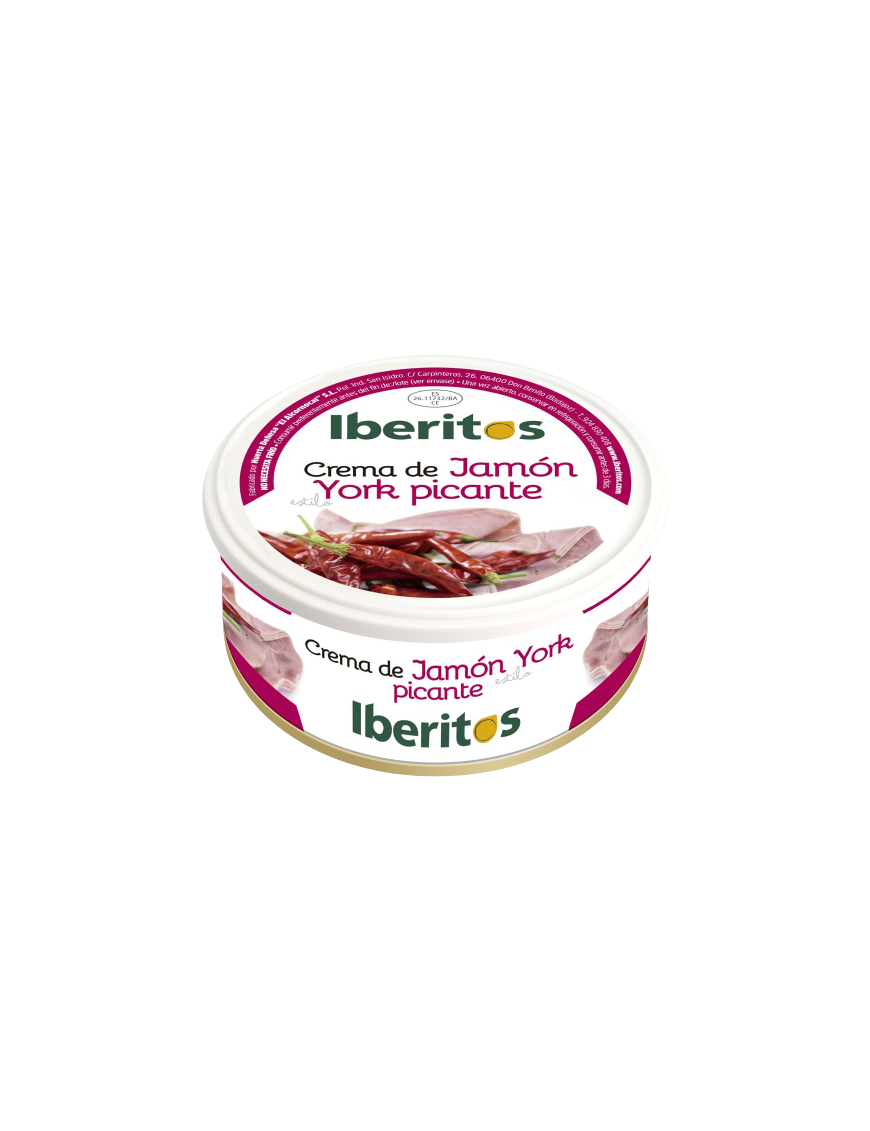 PATE CREMA IBERITOS YORK PICANTE L/250 GR