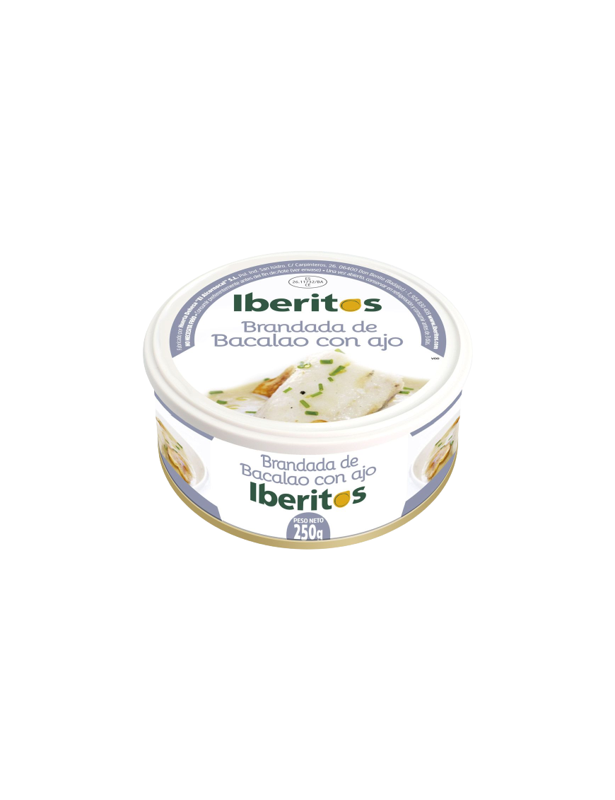 PATE IBERITOS BACALAO  L/250GR