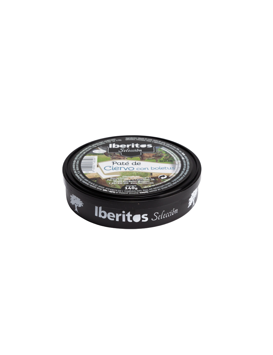 PATE IBERITOS CIERVO C/BOLETUS   L/140GR