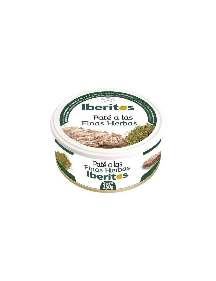 PATE IBERITOS FINAS HIERBAS  L/250GR