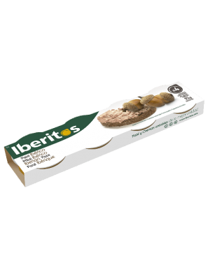 PATE IBERITOS HIGADO C/IBERICO  25.G PACK-4 UD