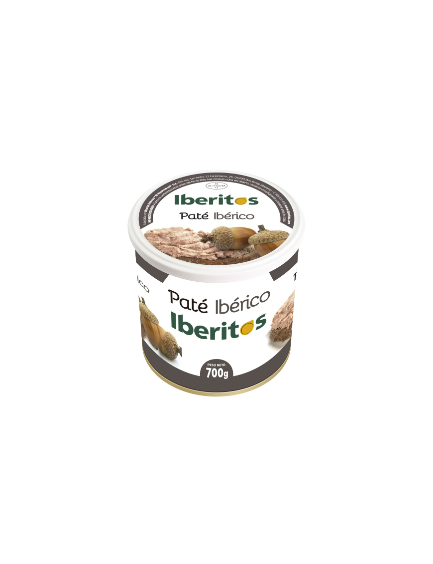 PATE IBERITOS HIGADO C/IBERICO  L/700 GR