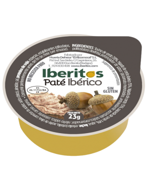 PATE IBERITOS HIGADO C/IBERICO  PORC 23 GR C/45 UD