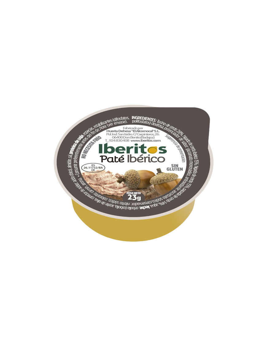 PATE IBERITOS HIGADO C/IBERICO  PORC 23 GR C/45 UD