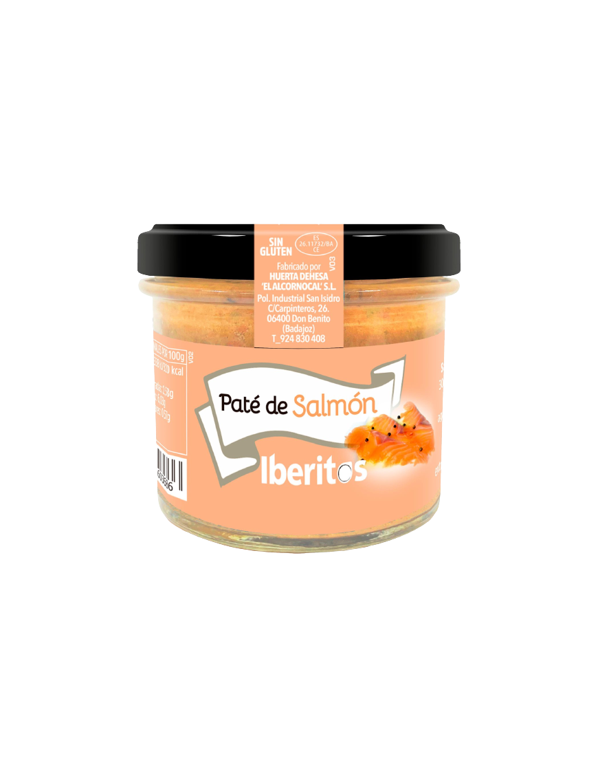 PATE IBERITOS SALMON TARRO 110GR