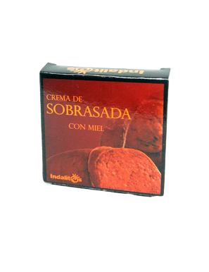 PATE INDALITOS CREMA DE SOBRASADA C/MIEL L/70 GR