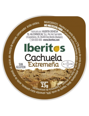 PATE LA CACHUELA IBERICO 25 GR PACK-4 UD