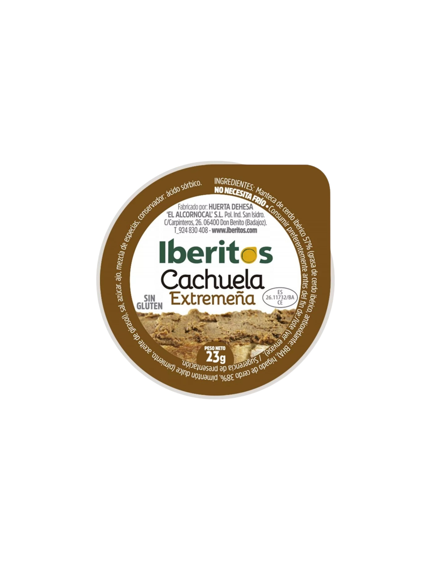 PATE LA CACHUELA IBERICO 25 GR PACK-4 UD